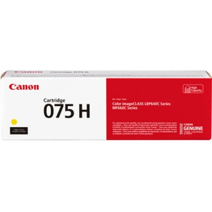 Canon CRG-075H 6366C002 Orjinal Yüksek Kapasiteli Sarı Toner